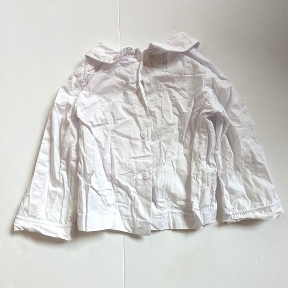 The Oaks Shirt Unisex Children's Sz 18m White Peter Pan Collar - Picture 3 of 4